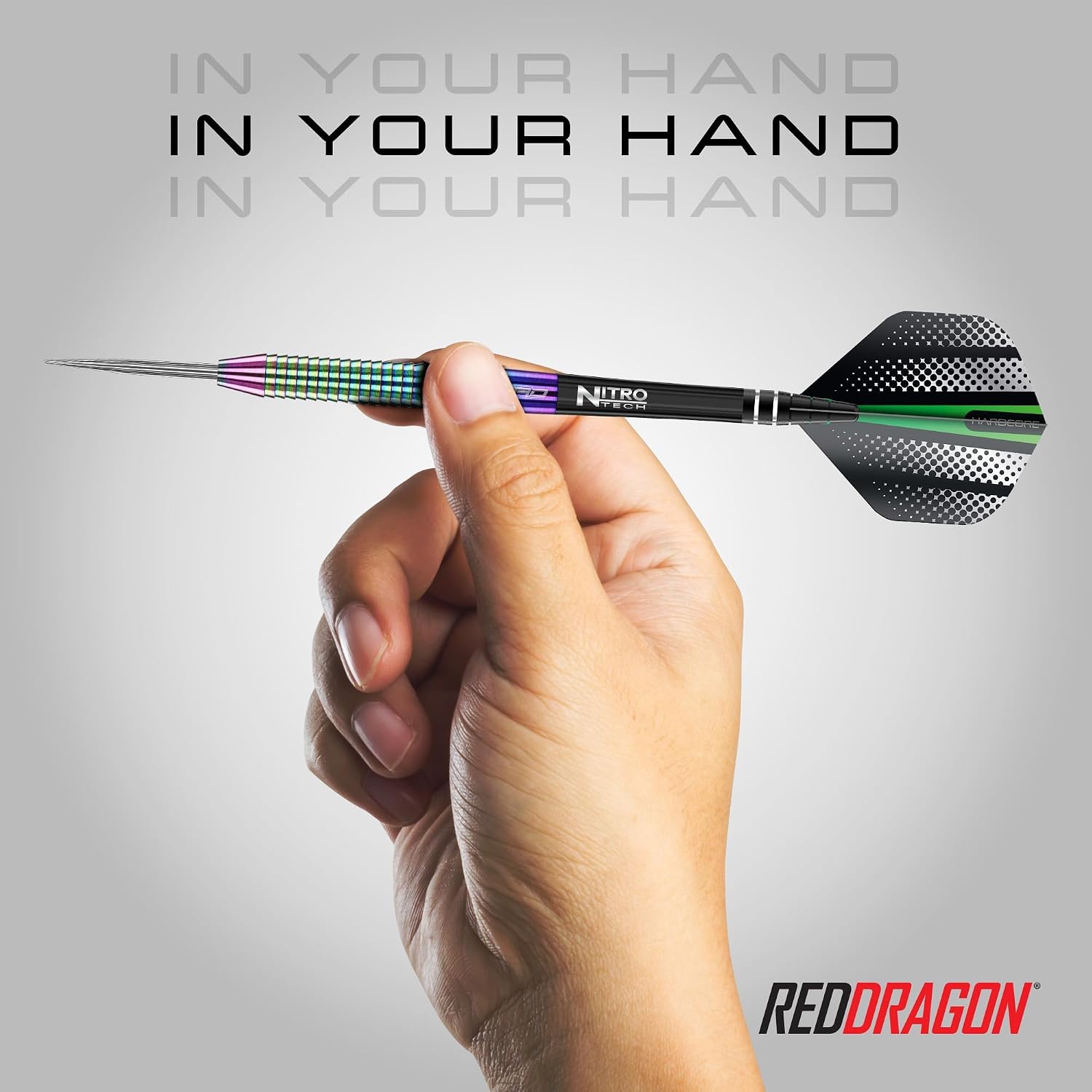 Razor Edge Spectron Tungsten Steel Darts Set - Precision Professional Darts with Flights and Shafts in Multiple Weights (20G-26G)