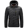 Custom Logo Outdoor Lightweight Warm Men Nylon Hooded Winter Bubble Puff Down Coat Puffer Jackets With Hood