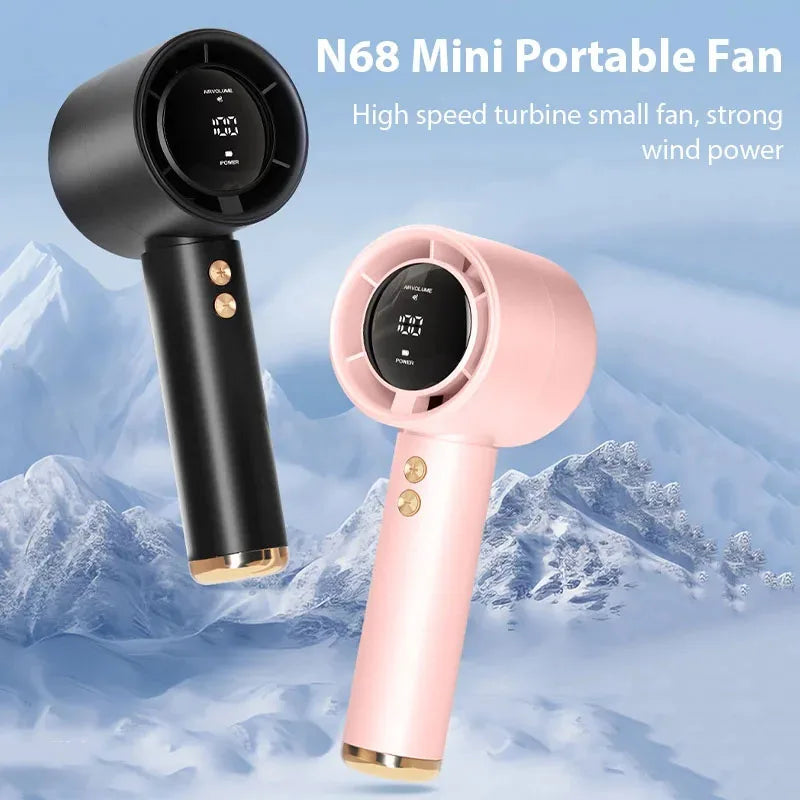 Mini Handventilator – USB Schnellladung, Tragbar