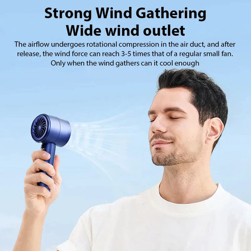 Mini Handventilator – USB Schnellladung, Tragbar