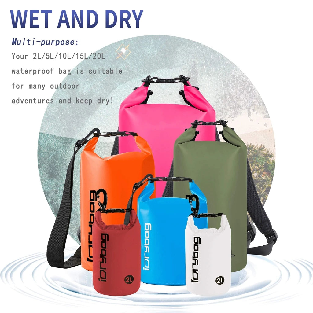 Wasserdichter Packsack – Für Kajak, Wandern & Wassersport