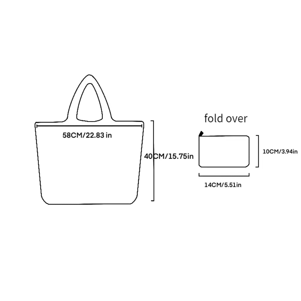 Faltbare Schultertasche – Leicht & Umweltfreundlich